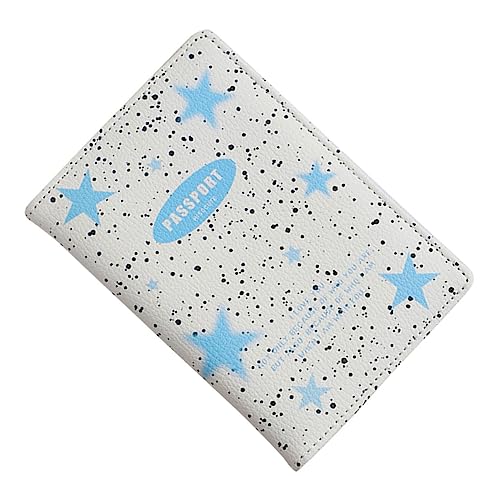 jojofuny Inhaber eines Reisedokuments Passport Covers Card Holder reisebrieftasche Kreditkartenetui reisebox Reise-Tag Abdeckung Name für Reisepass-PU-Brieftasche Reisepass Brieftasche Blue von jojofuny