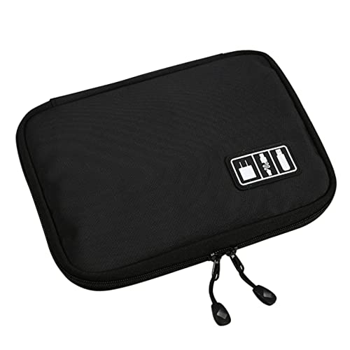 jojofuny Tragbare Kabeltasche Für Ladekabel Organizer Für Elektronikzubehör Aufbewahrungstasche Für Reisen Und Zuhause Für Netzteile USB-Kabel Und Kompakt Und Leicht von jojofuny
