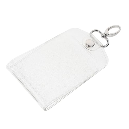 jojofuny Kartenhalter mit Schutz Id Kartenhülle für Arbeitsausweise Transparentes Kartenetui mit Schnur für Mitarbeiter Studenten von jojofuny