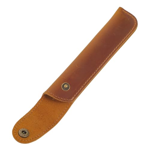 jojofuny Leder Pen Sleeve Stifthalter Handgefertigte Vintage Federmappe aus Langlebigem Leder Schlankes Design für Büro Schule und Alltag als für Schreibgeräte von jojofuny