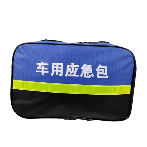 jojofuny Leere Tasche Auto Notfalltasche Großes Fassungsvermögen Tragbare Aufbewahrungstasche für Haushaltsmedikamente Auto Notfallausrüstung Organizer von jojofuny