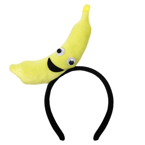 jojofuny Lustiger Hut Bananen KostüM Haarreifen FüR Kinder Und Erwachsene, Party Haarspange FüR Cosplay Und Performance, Gelb jojofuny Lustiger Hut Bananen KostüM Haarreifen FüR Kinder Und Erwachsene, Party Haarspange FüR Cosplay Und Performance, Gelb von jojofuny