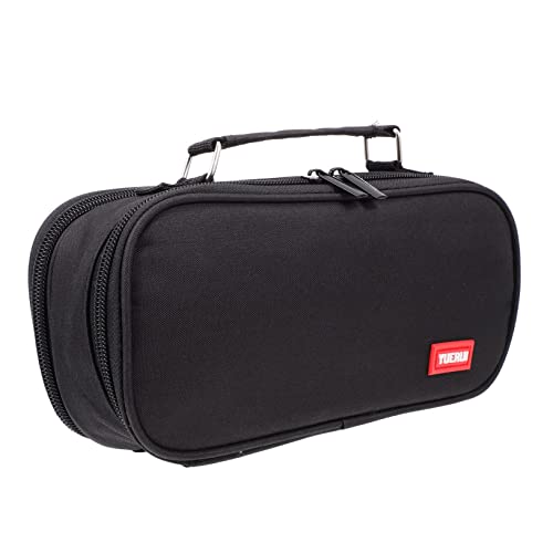 jojofuny Multifunktionaler Bleistiftbeutel aus Oxford Tragbarer Stiftbeutel mit Großer Kapazität für Schule und Mehrschichtige Aufbewahrung für Stifte Radiergummis von jojofuny