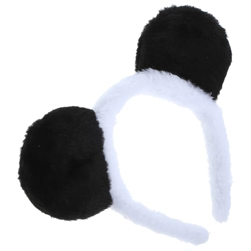 jojofuny Panda Stirnband Lovely Panda Ohren Haarband Niedlich Ohr Haarschmuck für Karneval Kostüm Mottoparty von jojofuny