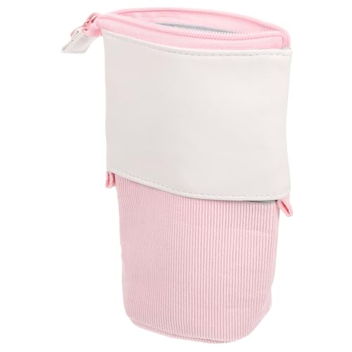 jojofuny Praktische Stifttasche aus Cord Einstellbares Stiftetui für Männer und Frauen Minimalistisches Design und Leicht Vielseitige Aufbewahrung für Schreibwaren von jojofuny