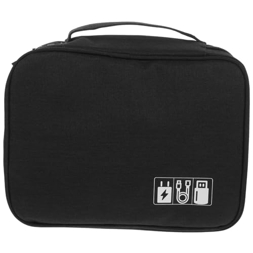 jojofuny Reise Elektronik Organizer Tasche Mit Stoßdämpfendem Polster Multifunktional Für Kabel Und Zubehör Tragbar Und Leicht Für Unterwegs von jojofuny