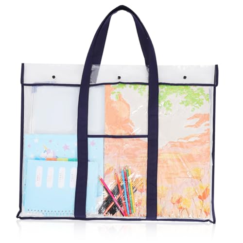 jojofuny Skizzenblock-Tasche Kinder-Poster-Aufbewahrung Kunstwerk-Halter Maltafel-Tasche Wasserdichter Behälter Kunsttasche Taschen Poster-Tasche Kunst-Aufbewahrungstasche von jojofuny