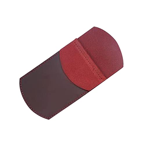 jojofuny Vintage Stifthalter aus Hochwertigem Echtleder Stilvolle Stiftetui für Täglichen Gebrauch im College oder Universität Kreatives Handgefertigtes Design Weinrot jojofuny Vintage Stifthalter aus Hochwertigem Echtleder Stilvolle Stiftetui für Täglichen Gebrauch im College oder Universität Kreatives Handgefertigtes Design Weinrot von jojofuny