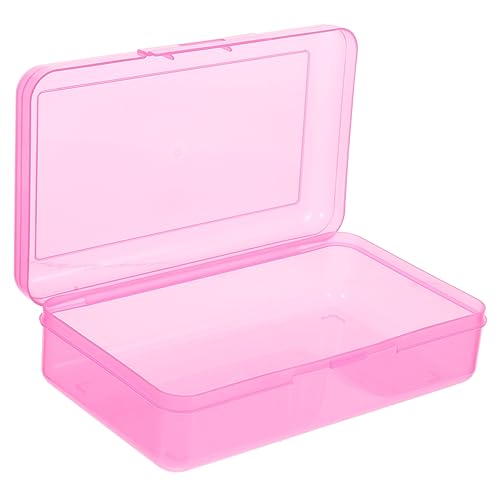 jojofuny Aufbewahrungsetui Für Bleistifte Plastikbox Mit Deckel Großes Federmäppchen Für Schreibwaren Tragbarer Stiftbehälter Ordnung Im Rucksack von jojofuny