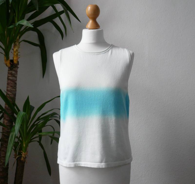 Vintage Laura Ashley Dip Dye Top Hongkong M von jollyhousehold