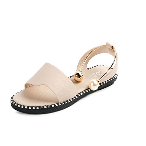 jonam Damen Sandalen Ladies Sandals Ladies Sandals Flat Shoes Slippers Women(Size:40 EU) von jonam