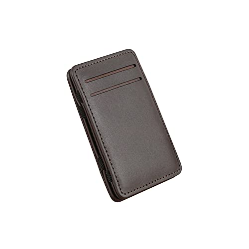 jonam Herren-Geldbörsen Men's Faux Leder ICH WÜRDE Kreditkartenhalter Business Pocket Brieftasche Geldbörse(Color:Black) von jonam
