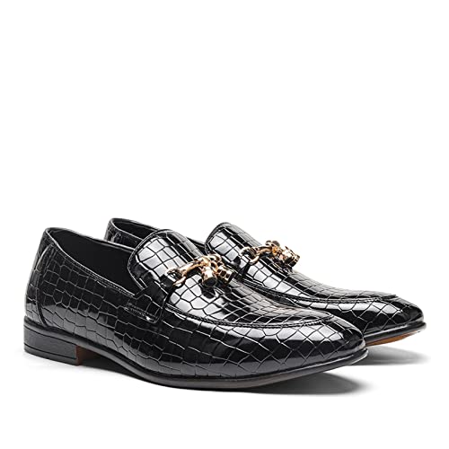 jonam Herrenschuhe Brand Men Loafers Shoes Business Moccasins Social Shoe Male(Size:43 EU) von jonam