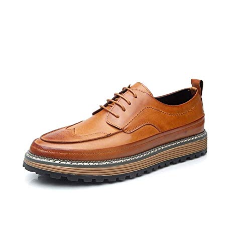 jonam Herrenschuhe Schuhe for Herren Klassische Halbschuhe schnüren sich oben Geschäft Gelegentliche Echtes Leder Flache Low Top Anti-Rutsch-atmungsaktiv Oxford Schuhe Herren (Farbe: Schwarz mit Fleec von jonam