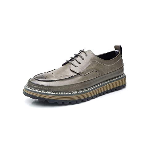 jonam Herrenschuhe Schuhe for Herren Klassische Halbschuhe schnüren sich oben Geschäft Gelegentliche Echtes Leder Flache Low Top Anti-Rutsch-atmungsaktiv Oxford Schuhe Herren (Farbe: Schwarz mit Fleec von jonam