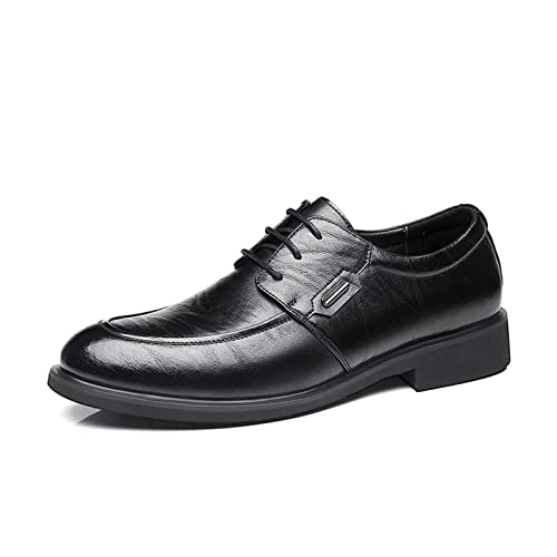 jonam Herrenschuhe Split Leather Mens Dress Shoes Spring Autumn Business Men Wedding Shoes Gentleman Suits Shoes(Size:37 EU) von jonam