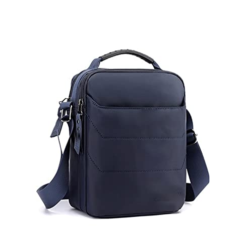 jonam Herrentasche Herrenklassische Messenger Bagmens Multifunktionale Schulter Bagnylon Business WalletMen's einfache Schultertasche(Color:Blue) von jonam