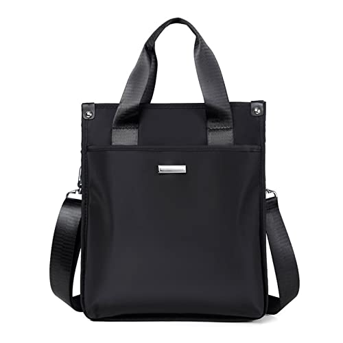 jonam Herrentasche Männer Business Bag Multifunktions-Männer Umhängetasche Handtasche Große Kapazität Reisetaschen Männer Arbeitstasche for Dokumente(Color:Black) von jonam