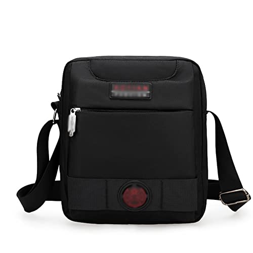 jonam Herrentasche Männer Crossbody Taschen Umhängetaschen Hohe Qualität Nylon Casual Messenger Bag Business männer Reisetaschen Handtaschen(Color:Black) von jonam