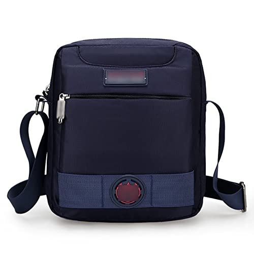 jonam Herrentasche Männer Crossbody Taschen Umhängetaschen Hohe Qualität Nylon Casual Messenger Bag Business männer Reisetaschen Handtaschen(Color:Blue) von jonam