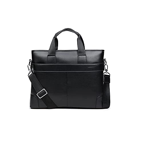 jonam Herrentasche Männer Handtasche Männer Messenger Bags Casual Männliche Crossbody Reisetaschen Für Männer Umhängetasche Business Aktentaschen(Color:Black) von jonam