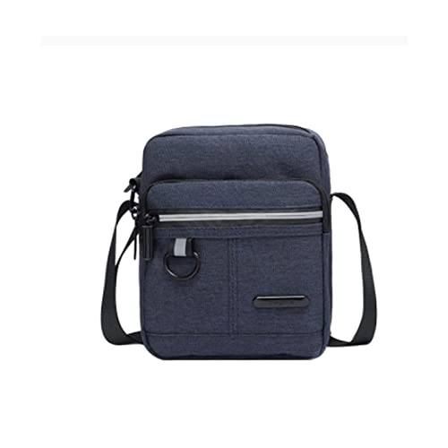 jonam Herrentasche Männer Messenger Bag Crossbody Umhängetaschen Reisetasche Mann Geldbörse Kleine Sling Packung Für Arbeit Business Herren Tasche(Color:Blue) von jonam