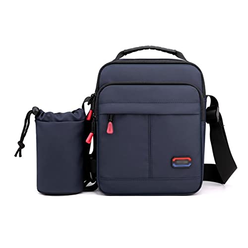 jonam Herrentasche Männer Schulter Crossbody Bag Hohe Qualität Jungen Messenger Bag Man Business Nylon Männliche Geldbörse Casual Tote Handtaschen(Color:Blue) von jonam