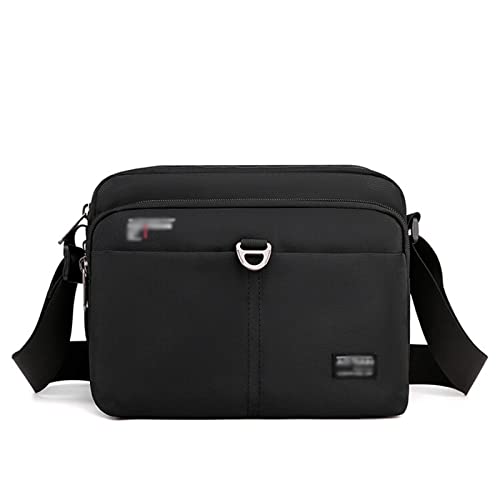 jonam Herrentasche Männer Umhängetasche Mann Crossbody Bag Hohe Qualität Messenger Bag Business Oxford Männliche Geldbörse Reise Handtaschen(Color:Black) von jonam