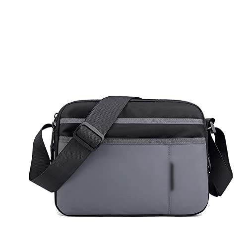 jonam Herrentasche Mini Praktische Männer Messenger Bag Retro Starke Wasserdichte Nylon Männer Umhängetasche Casual Outdoor Kurzstrecken-Reisetasche von jonam