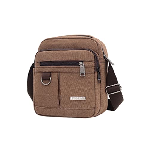 jonam Herrentasche Mode Mode Reisetasche Messenger Umhängetasche Leinwand Klassische Freizeit Multifunktionale Messenger Bag(Color:B) von jonam