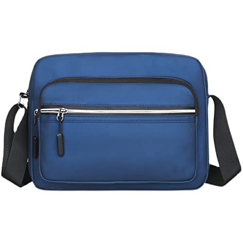 jonam Herrentasche Mode Oxford Herren Tasche Wasserdichte Casual Herren Messenger Schulter Square Tasche Herren Reisetasche Blau Umhängetasche von jonam