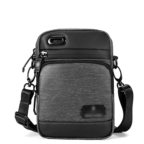 jonam Herrentasche Neue Reise Retro Herren Umhängetasche Männer Wasserdichte Messenger Bag Multifunktionale Leichte Mini Kurzstrecken-Reisetasche von jonam