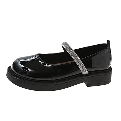 jonam High Heels Ankle Strap Platform Shoes Women High Heel Shoes Round Toe Shoes(Size:40 EU) von jonam