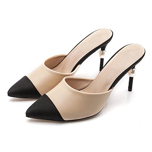 jonam High Heels Sandals Women Pointed Toe High Heels Slipper Women Wedding Shoes Women(Size:39 EU) von jonam