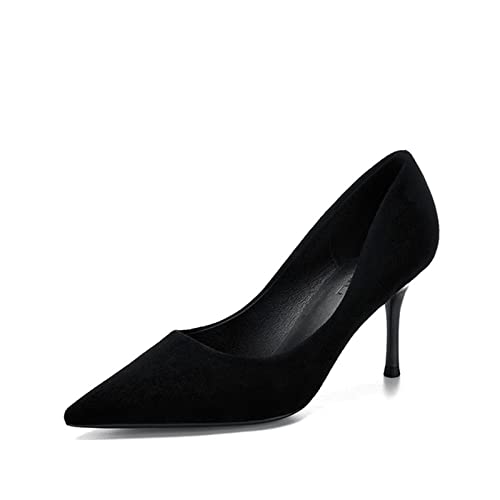 jonam High Heels Women Elegant Party Wedding Pumps Pointed High Heels Stiletto All-Match Shoes for Woman Sexy Girl Lady Single Shoes(Size:36 EU) von jonam