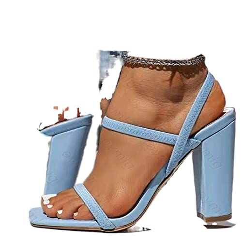 jonam High Heels Women Sandals Pumps Summer Open Toe High Heels Shoes Female Thick Heels Party Casual Shoes For Women(Size:38 EU) von jonam