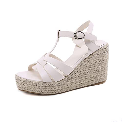 jonam High Heels Women Shoes Platform Shoes Wedge Sandals Summer New Inner Heightened Thick Bottom(Size:39 EU) von jonam