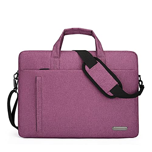 jonam Laptop Tragetasche Männer Business Aktentasche Große Kapazität Tasche for Laptop 16 Zoll Männer Umhängetasche Multifunktionshandtasche Crossbody Bag (Color : Purple, Size : 40 * 6.5 * 28cm) von jonam