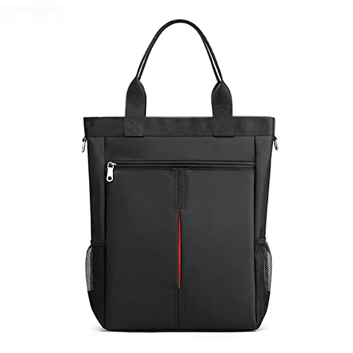 jonam Laptop Tragetasche Männer Reisetasche Oxford Casual Männer Schulter Crossbody Taschen Gute Qualtiy Outdoor Bags Herren Reiseschule Retro Zipper Umhängetasche (Color : Black, Size : L) von jonam