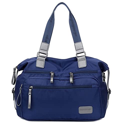 jonam Laptop Tragetasche Männer Umhängetasche Handtasche Wasserdichte Nylon Männliche Messenger Bag Reisetaschen Business Crossbody Bag (Color : Blue, Size : 40 * 16 * 28CM) von jonam