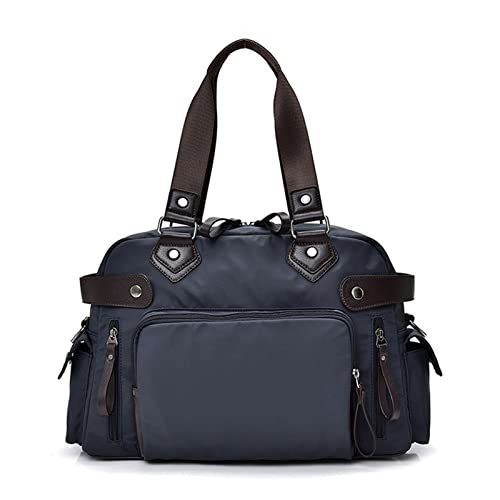 jonam Laptop Tragetasche Unisex Männer Handtaschen Männliche Umhängetaschen Hohe Qualität Business Messenger Bags Nylon Große Mann Crossbody Tote Aktentasche Tasche ( Color : Blue , Size : 40*13*32cm von jonam