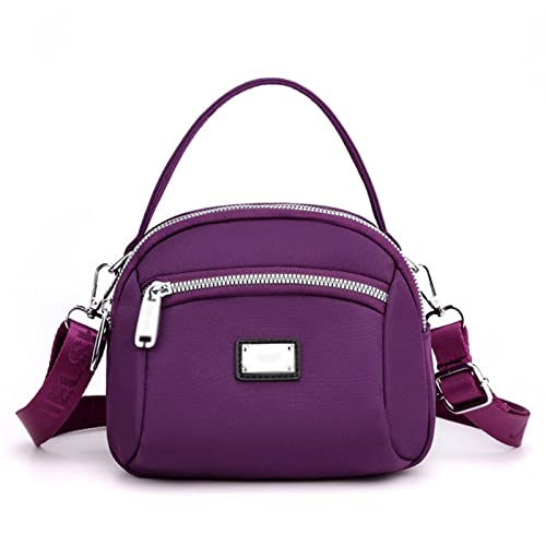 jonam Rucksack damen Small Mobile Phone Women Shoulder Bag Nylon Ladies Crossbody bags Girls Messenger Bag Female Handbags Dropshipping (Color : Purple) von jonam