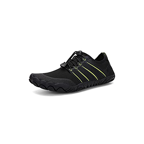jonam Sandalen Herren Athletic Hiking Water Shoes Barefoot Swim Sports Sandals Walking Shoes for Women Men Sneakers(Color:BLACK,Size:35 EU) von jonam