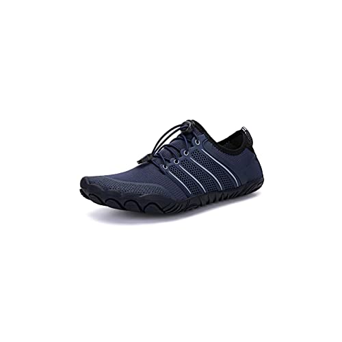 jonam Sandalen Herren Athletic Hiking Water Shoes Barefoot Swim Sports Sandals Walking Shoes for Women Men Sneakers(Color:DARK BLUE,Size:45 EU) von jonam