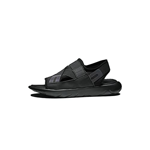 jonam Sandalen Herren Fashion Men Sandals Stretch Fabric Sandals Outdoor Lightweight Beach Shoes Breathable Slippers Sandalias(Color:Black,Size:41 EU) von jonam