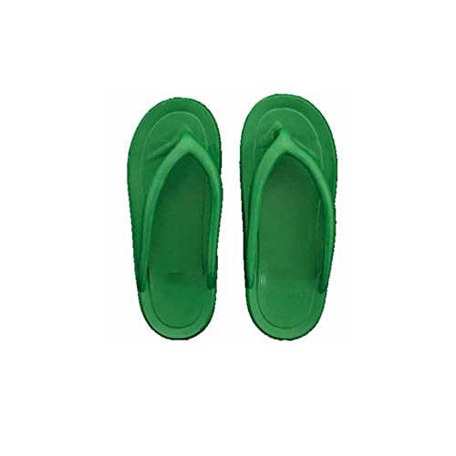 jonam Sandalen Herren Flip Flops Men Non-Slip Soft Sole Outdoor Fashion Casual Slippers Indoor Comfortable Summer Beach Sandal(Color:Green,Size:37 EU) von jonam