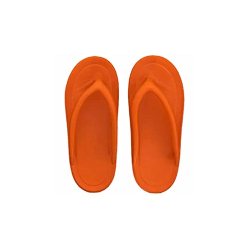 jonam Sandalen Herren Flip Flops Men Non-Slip Soft Sole Outdoor Fashion Casual Slippers Indoor Comfortable Summer Beach Sandal(Color:Orange,Size:36 EU) von jonam