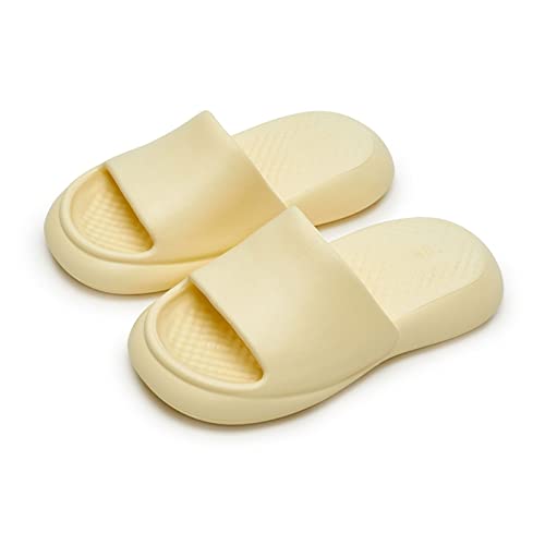 jonam Sandalen Herren Four Season Summer Home Non Slip SoleOutdoor Women Slides Soft Non-slip Pool Beach Sandals Indoor Bath(Color:Beige,Size:44-45) von jonam