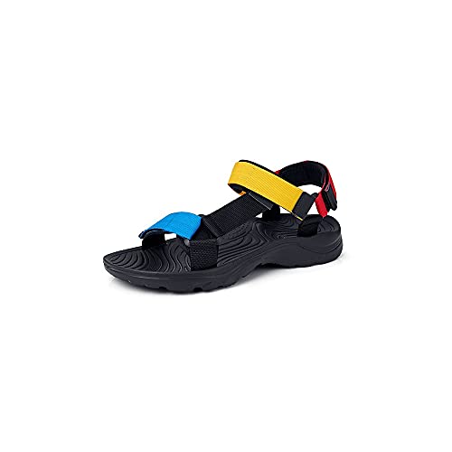 jonam Sandalen Herren Männer Sandalen Rutschfeste Sommer Flip Flops Hohe Qualität Outdoor Beach Hausschuhe Freizeitschuhe Günstige Herrenschuhe Wasser Schuhe(Color:D,Size:43 EU) von jonam