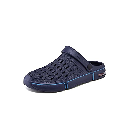 jonam Sandalen Herren Männer Schuhe Clogs Hausschuhe Unisex Paar Flip Flops Nichtrutschen Eva Strand Casual Damen Sandalen(Color:Blue,Size:39 EU) von jonam